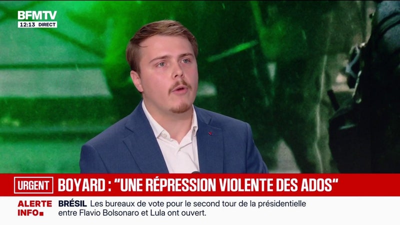 Mobilisation lycéenne: Louis Boyard, député LFI du Val-de-Marne, dénonce "une répression violente"