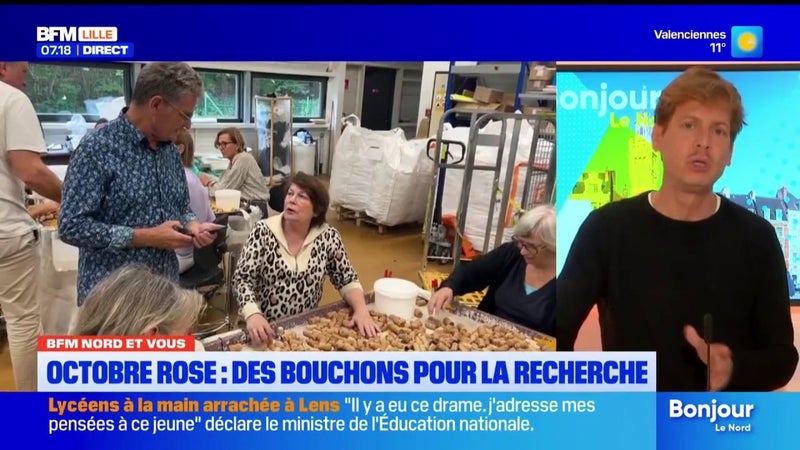 BFM Nord et Vous: des bouchons de liège pour soutenir la recherche sur le cancer du sein