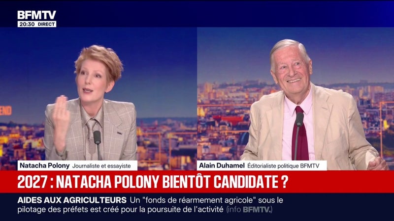 Présidentielle: "François Ruffin joue un rôle absolument nécessaire", assure Natacha Polony, journaliste et essayiste