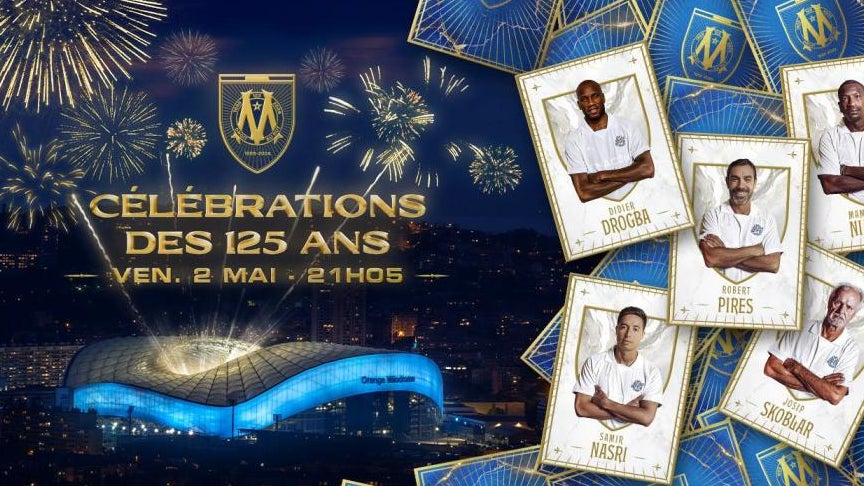 A gagner: 2 places pour le match des légendes des 125 ans de l'OM