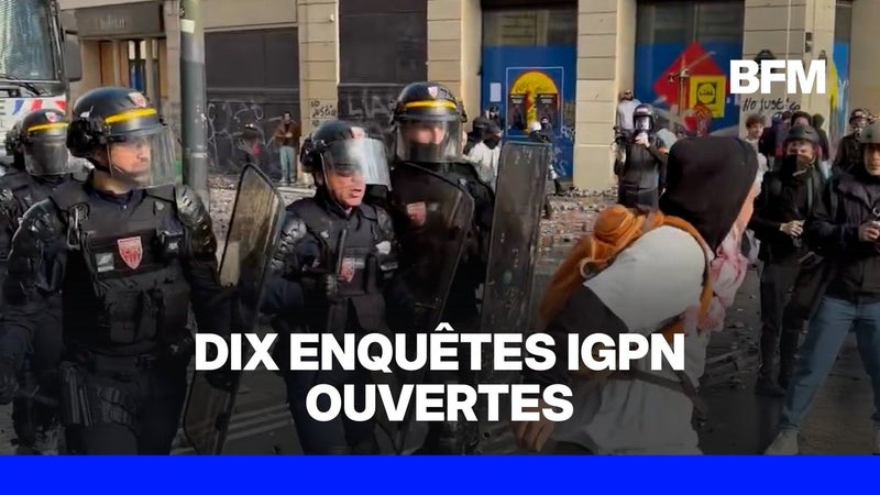 Dix enquêtes IGPN ouvertes en lien avec le 17 octobre, l'une d'elle concerne un “street medic” filmé inerte