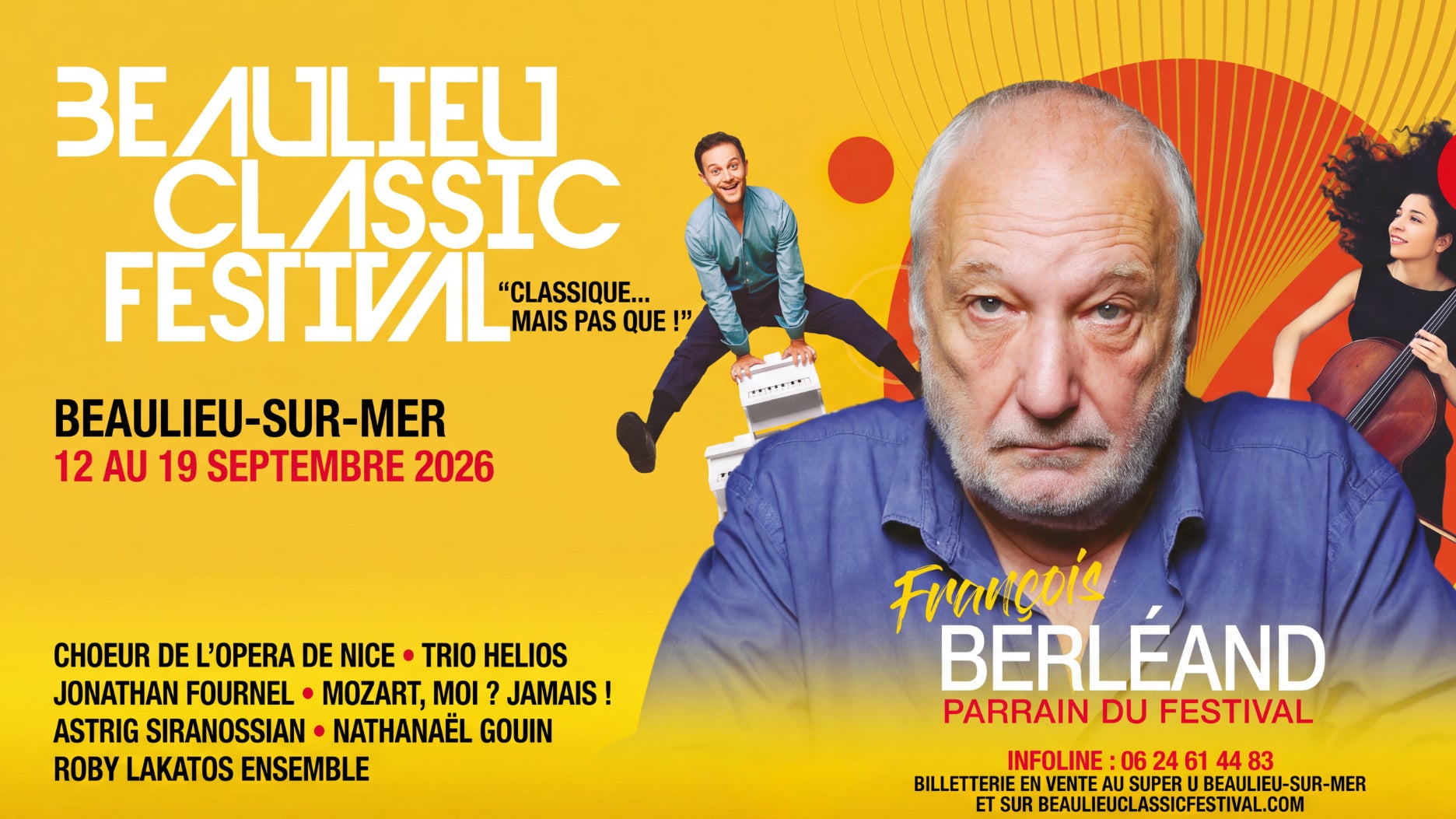 A GAGNER : VOS PLACES POUR LE BEAULIEU CLASSIC FESTIVAL 2026
