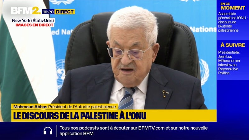 Privé de visa à l'ONU, le président de l'Autorité palestinienne Mahmoud Abbas dénonce des "mesures punitives"