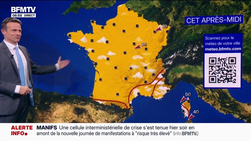 Du brouillard en matinée, du soleil dans l'après-midi avec des températures allant jusqu'à 22°C... La météo de ce vendredi 30 octobre