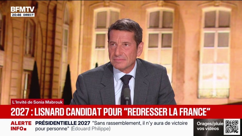 "Il faut un État performant face au défi démographique": David Lisnard, candidat à l'élection présidentielle, explique comment relancer la démographie en France