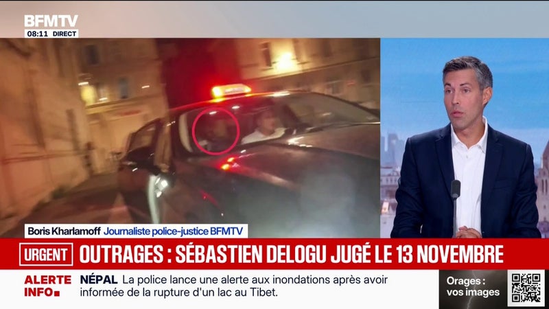 Le député insoumis Sébastien Delogu sera jugé le 13 novembre prochain pour "outrages à personne dépositaire de l'autorité publique"