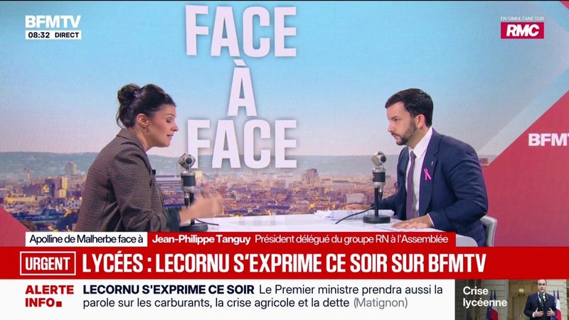 Crise dans l’Éducation nationale: “Il faut supprimer des postes administratifs”, déclare Jean-Philippe Tanguy, président délégué du groupe RN à l’Assemblée