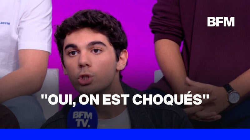 "Le 8h-18h Monsieur, c'est choquant": Henry, lycéen, interpelle un député "Horizons"