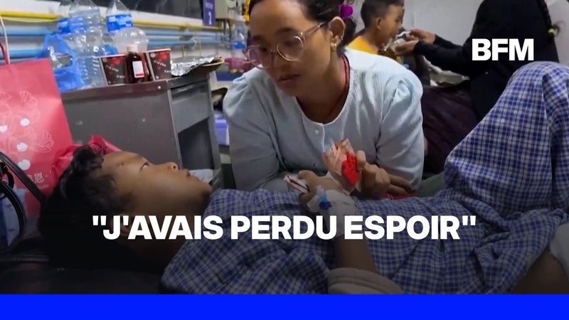 Népal: une mère retrouve son fils de 8 ans deux jours après la catastrophe