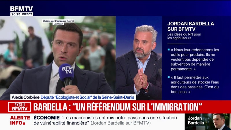 Référendum sur l'immigration: "C'est un coup de force sur le fond et sur la forme anticonstitutionnelle", dénonce Alexis Corbière, député (Écologiste et Social)