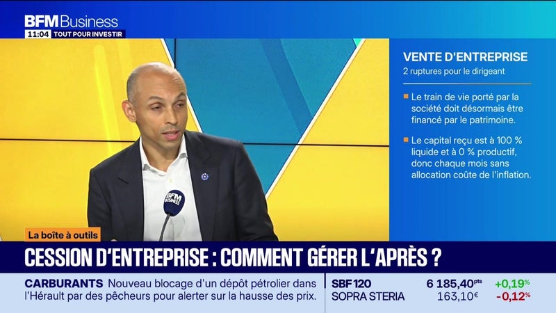 La boîte à outils : Souleymane-Jean Galadima - Cession d'entreprise, comment gérer l'après ? - 17/09