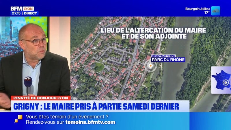 L'invité de Bonjour Lyon du mercredi 9 septembre- Xavier Odo, maire de Grigny-sur-Rhône