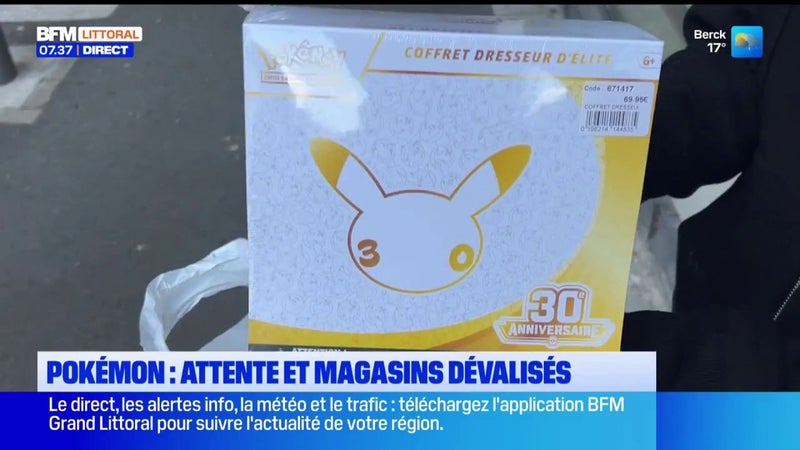 Raz-de-marée sur les coffrets Pokémon à l'occasion du 30ème anniversaire.
