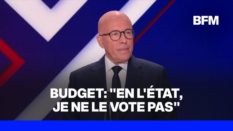 Budget: Éric Ciotti, président de l'UDR, est "totalement opposé" à l'indexation des pensions