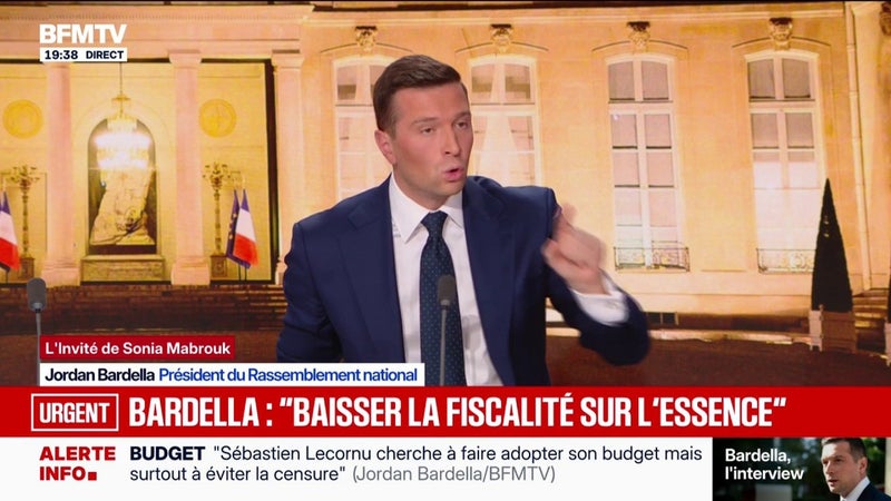 Retraites: Jordan Bardella estime que "notre système n'est pas soutenable" et propose que les nouveaux retraités puissent continuer à travailler "sans cotisation"
