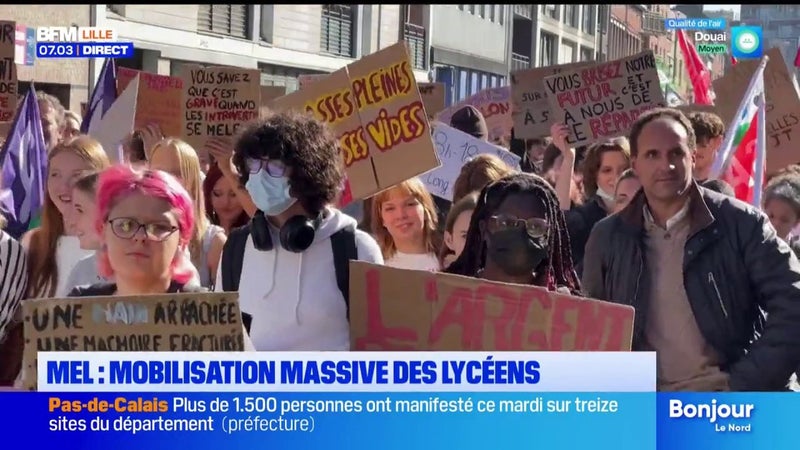 Lille, Arras, Valenciennes, Roubaix... De nombreuses mobilisations ont eu lieu dans le NDPC ce mardi