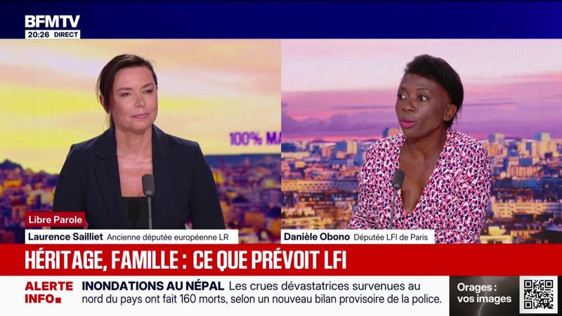 Propos de Clémence Guetté sur la famille "traditionnelle": Laurence Sailliet, ancienne eurodéputée LR, estime que "fracturer la société, c'est la stratégie de LFI"