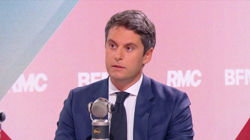 "Il n'y a plus de favori": Gabriel Attal n'a "jamais écarté" l'idée d'une primaire de la droite et du centre