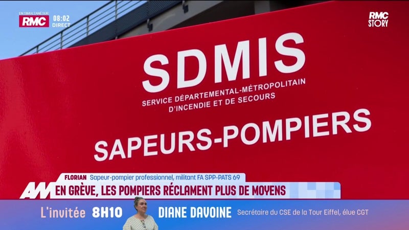 En grève, les pompiers réclament plus de moyens