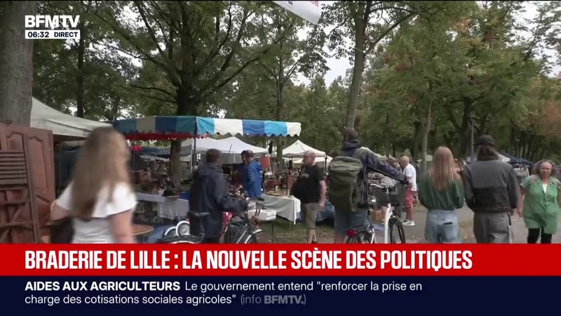 Marine Tondelier, Jean-Luc Mélenchon et Gabriel Attal attendus ce samedi à la braderie de Lille