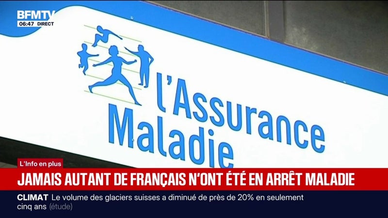 Jamais autant de Français n'ont été en arrêt maladie