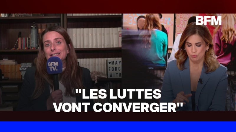 Manifestations: Marine Tondelier (Les Écologistes) estime "que les luttes vont converger"