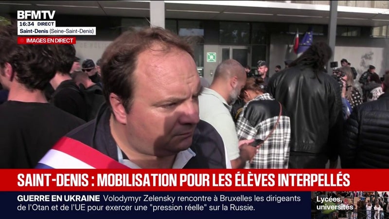 Des élèves interpellés dans le lycée Paul-Eluard: "Nos enfants n'ont pas à avoir affaire à la police", dénonce Fabien Gay, sénateur PCF de la Seine-Saint-Denis