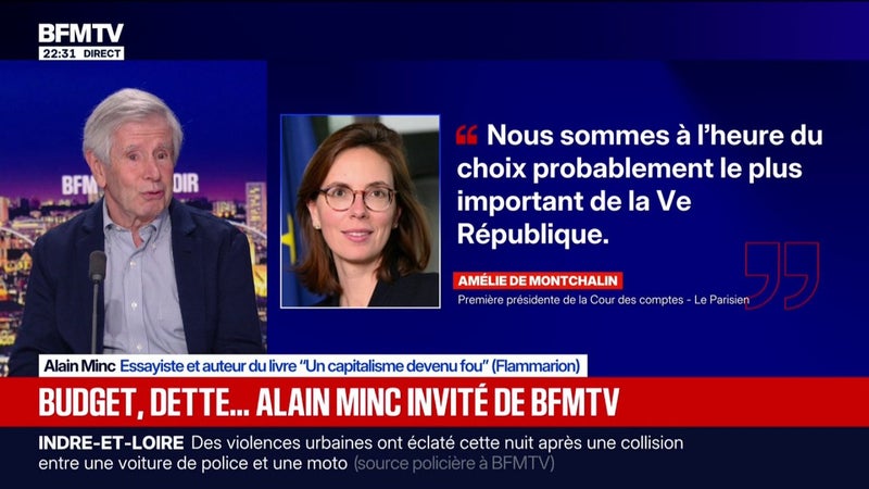 Présidentielle 2027: "C'est l'élection la plus importante depuis 1981", analyse Alain Minc, essayiste et auteur