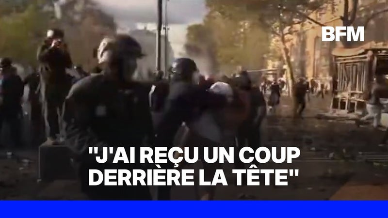 Le street medic violemment interpellé par la police place de la République donne de ses nouvelles
