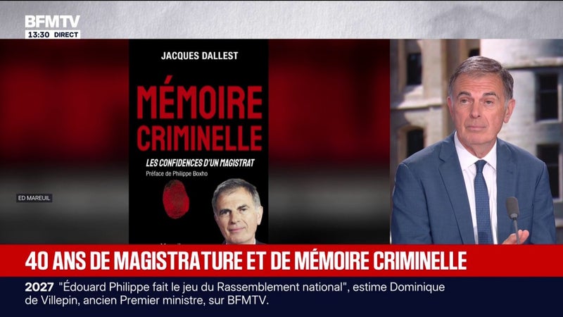 Jacques Dallest, ancien magistrat explique ce qui l'a passionné dans son métier