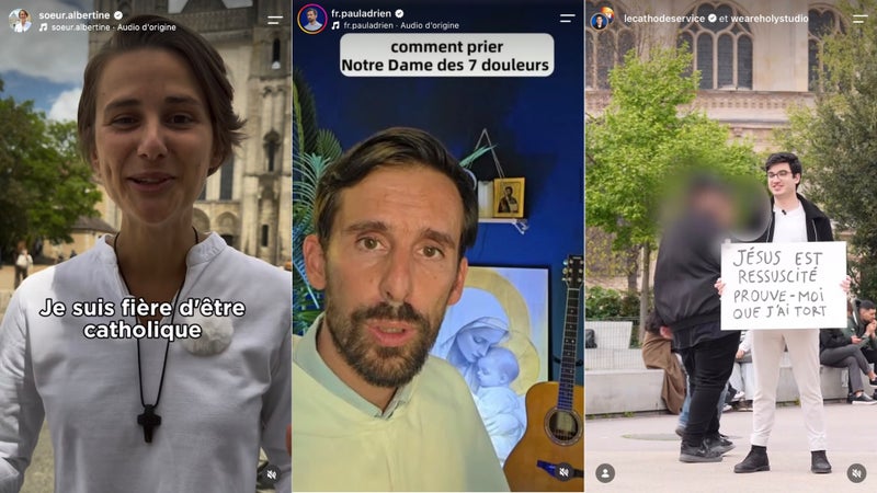 Tutos prières et micros-trottoirs sur Jésus: les influenceurs catholiques, ces nouveaux visages de l’Église qui évangélisent sur les réseaux sociaux