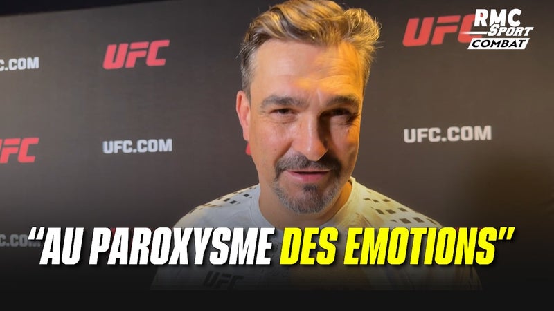 UFC Paris : "Je suis au paroxysme des émotions", la joie d'Arnaud Templier, coach de Parnasse