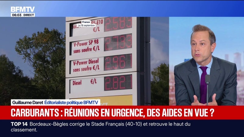 Sébastien Lecornu va tenir ce lundi deux réunions à Matignon avec des ministres pour tenter d'agir sur la flambée des prix des carburants