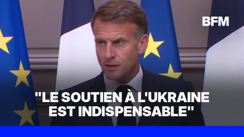 Attaques russes: Emmanuel Macron prévient que les Européens ne se laisseront pas "intimider"