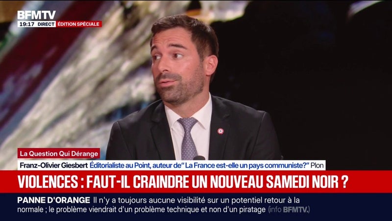 Violences du 17 octobre: Julien Odoul, député RN, parle "d'une perte de contrôle totale d'un gouvernement qui ne maîtrise plus rien"