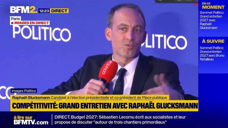 "Ils ne nous font pas peur": Raphaël Glucksmann accuse LFI de son enfarinage
