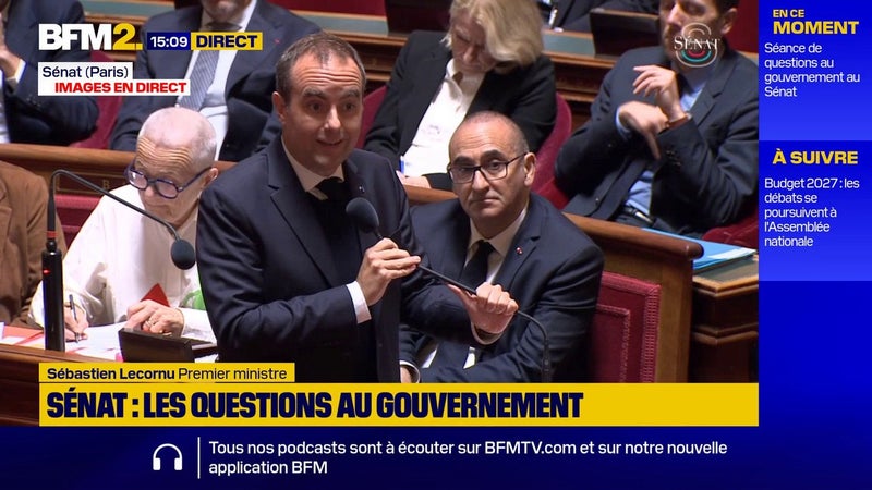 Sécurité: Sébastien Lecornu "veut que l’ensemble des textes régaliens soient adoptés d’ici janvier”