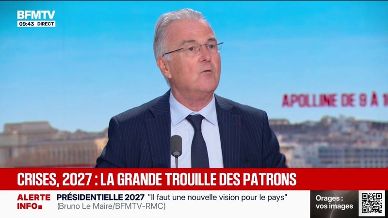 Michel Picon, président de l'Union des entreprises de proximité: "Il faut un gros débat sur notre modèle économique"