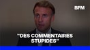 17 octobre: Emmanuel Macron fustige les "commentaires stupides" de dirigeants étrangers