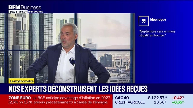 Mythomètre : "Septembre sera un mois négatif en bourse", FAUX ! - 10/09