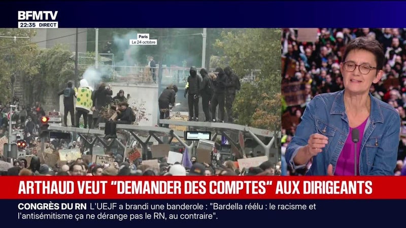 Arthaud veut "demander des comptes" aux dirigeants - 25/10