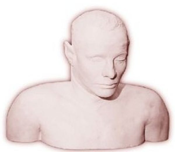 Modèle en plâtre du visage de Somerton Man
