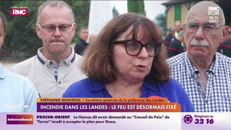 Incendie dans les Landes : Le feu est désormais fixé