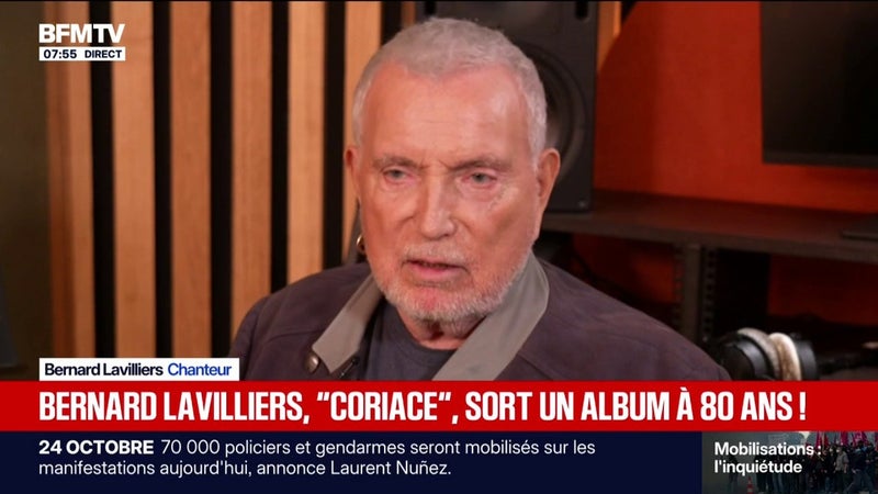 À 80 ans, Bernard Lavilliers sort un nouvel album intitulé "Coriace"