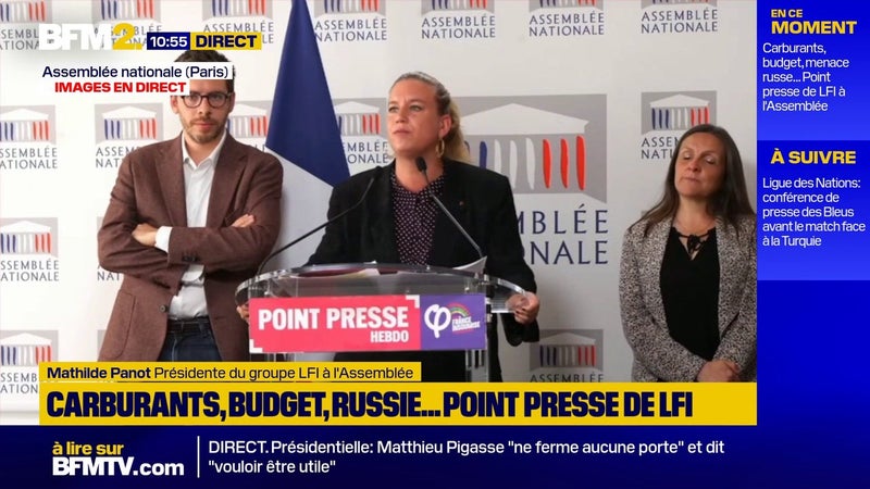Prix des carburants: "C'est un gouvernement d'incapables", tacle Mathilde Panot