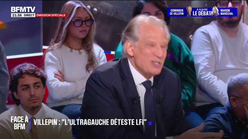 Colère sociale: "Nous sommes dans un pays d'inégalités et les Français ne le supportent plus", affirme Dominique de Villepin, anicen Premier ministre