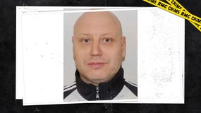 Alexandr Perepelenko lors d'une activité, non loin de la frontière française, le 30 octobre 2023. 