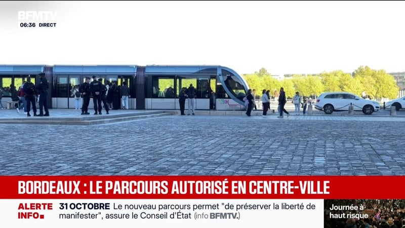 Manifestations du 31 octobre: à Bordeaux, le parcours autorisé est trop proche du centre-ville selon le maire