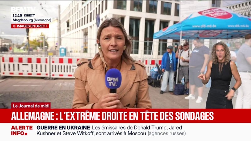 En Allemagne, à la veille d'élections régionales l'AFD, parti d'extrême droite, est en tête des sondages