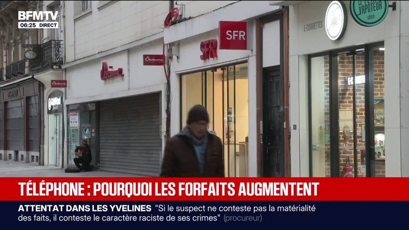 Les opérateurs augmentent leurs tarifs sur de nombreux forfaits mobiles et box internet